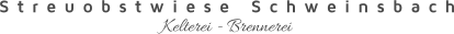 Streuobstwiese Schweinsbach Kelterei - Brennerei
